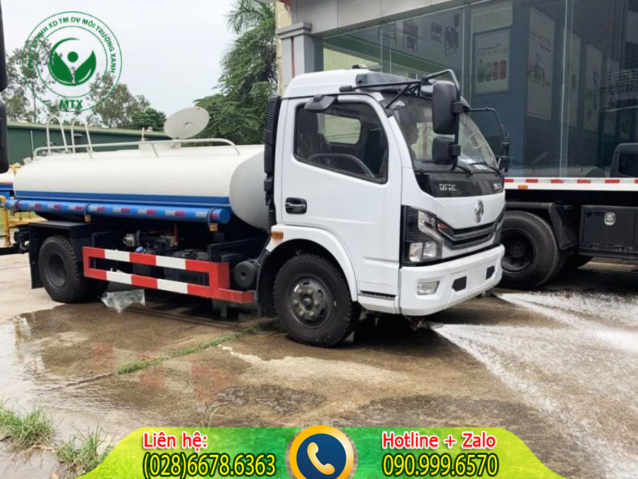 Cho thu&ecirc; xe bồn chở nước tưới c&acirc;y