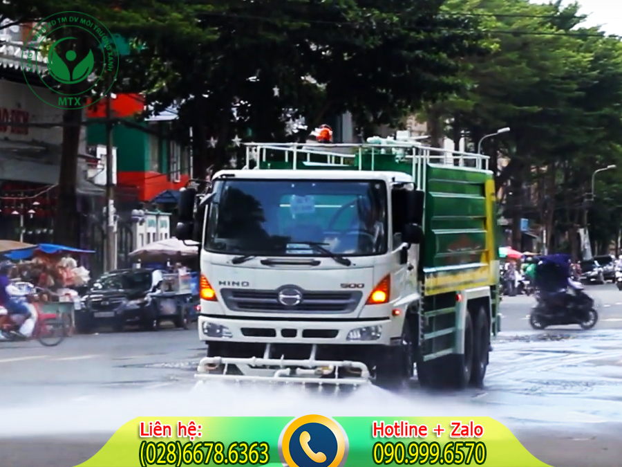 Gi&aacute; cho thu&ecirc; xe bồn tưới nước rửa đường tốt nhất
