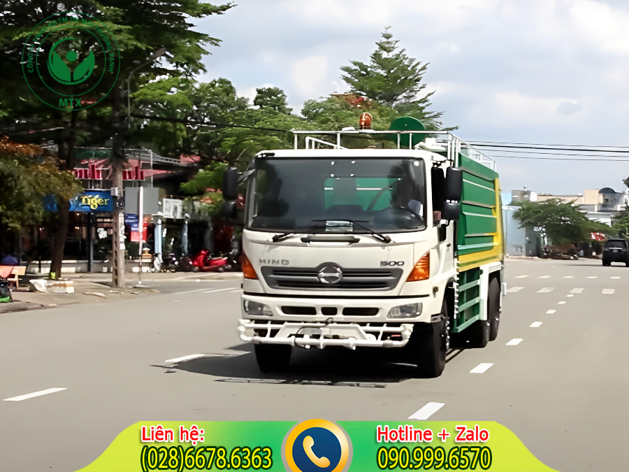 Nơi cho thu&ecirc; xe bồn chở nước tưới c&acirc;y, rửa đường nhanh ch&oacute;ng nhất