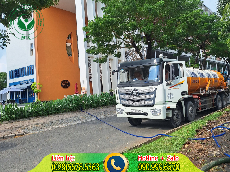 Dịch vụ cho thu&ecirc; xe bồn h&uacute;t chất thải với quy tr&igrave;nh chuy&ecirc;n nghiệp