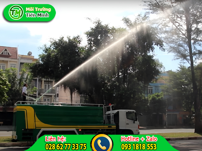 Cho thu&ecirc; xe bồn chở nước tưới c&acirc;y nhiều ưu điểm