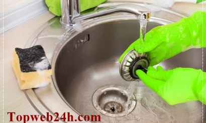 5 bước làm sạch bếp cực nhanh